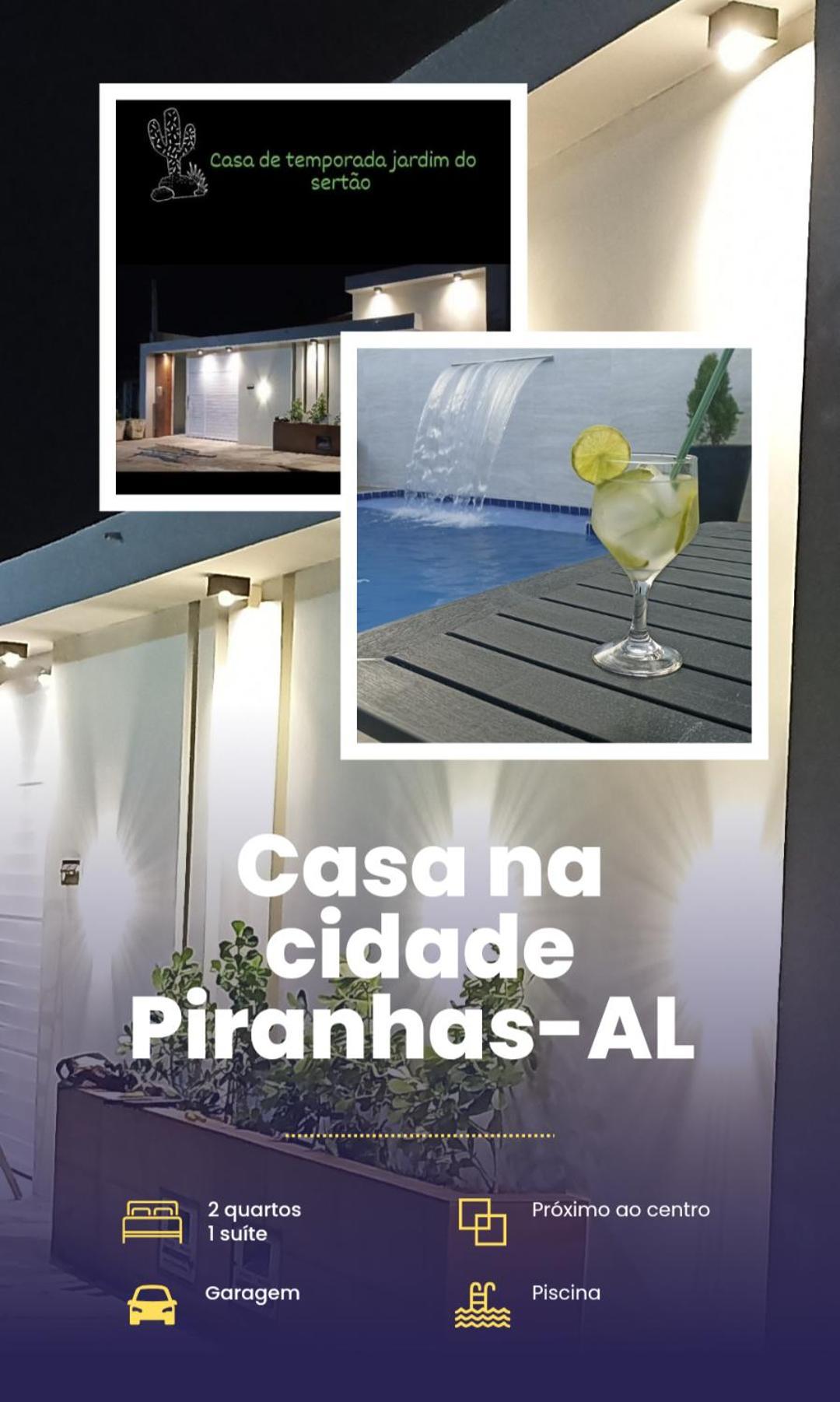Casa Jardim Para Temporada Em Piranhas-Alagoas Dış mekan fotoğraf